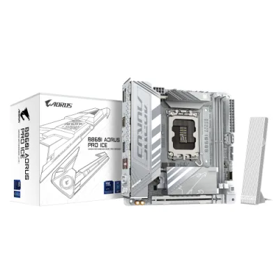 Placa de baza Gigabyte B860I AORUS PRO ICE, Socket 1851, DDR5, Mini-ITX