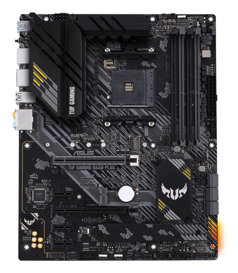 PLACA de BAZA Asus "TUF GAMING B550+", skt AM4, ATX, AMD B550, 4 x DDR4, max. 128 GB, 6 x SATA, 2 x M.2, 7.1, "TUF GAMING B550+"