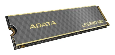 SSD ADATA Legend 860, 1 TB, M.2 2280, PCIe Gen4x4, NVMe, R/W speed 6000MBs/4000MBs "SLEG-860-1000GCS"