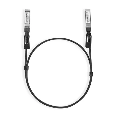 Cablu TP-Link " TL-SM5220-1M " 1 Metru 10G SFP+ Direct Attach, 10G SFP+ conector la ambele capete "SM5220-1M" (include timbru verde 0.25 lei)