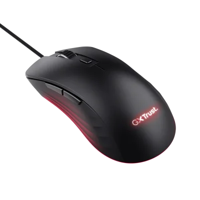 Mouse Gaming Trust GXT924 YBAR+, 25600 dpi, Negru