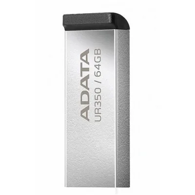 Memorie USB ADATA UR350 64 GB, USB 3.2, Argintiu