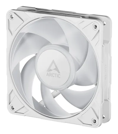 Ventilator Arctic "P12 Pro A-RGB (White)", 120mm, 600 - 3000 RPM, FDB, 77 cfm, 4-Pin Fan Plug + 4-Pin Socket, lungime cablu 400 mm + 80 mm Daisy-Chain, alb, "ACFAN00311A" (timbru verde 0.18lei) - 4895265000133