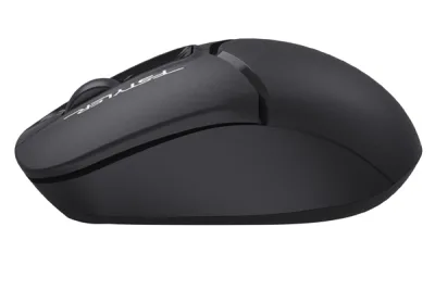 MOUSE A4tech, PC sau NB, wireless, 2.4GHz, optic, 1200 dpi, butoane/scroll 3/1, , negru, "FG12-BK" (timbru verde 0.18 lei)