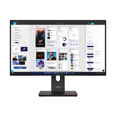 Monitor Consumer Lenovo ThinkVision T32UD-40, 31.5", 3840 x 2160 pixeli, Black, 2 ani Garantie