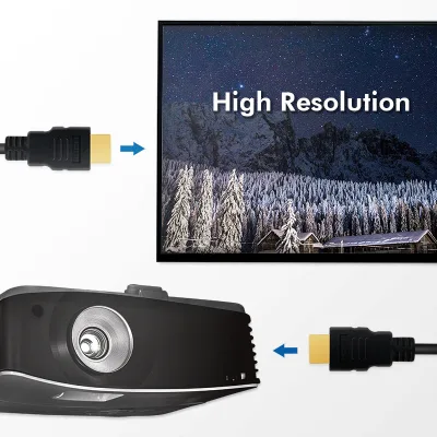 CABLU video LOGILINK, HDMI (T) la HDMI (T) 2.1, 1m, conectori auriti, rezolutie maxima 8K (7680 x 4320) la 60 Hz, plastic, triplu ecranaj, negru, "CH0077" (timbru verde 0.18 lei)