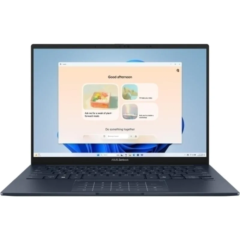 Laptop Consumer ASUS Zenbook 14, cu procesor Intel Core Ultra 5 225H, 14'' OLED, 16 GB LPDDR5x, 512GB, Intel Arc 140T, Windows 11 Pro, 3 ani Garantie