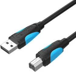 Cablu USB imprimanta Vention, 2m, USB-A 2.0 (T) la USB-B 2.0 (T), PVC, negru "VAS-A16-B200" (timbru verde 0.08 lei) -6922794717596