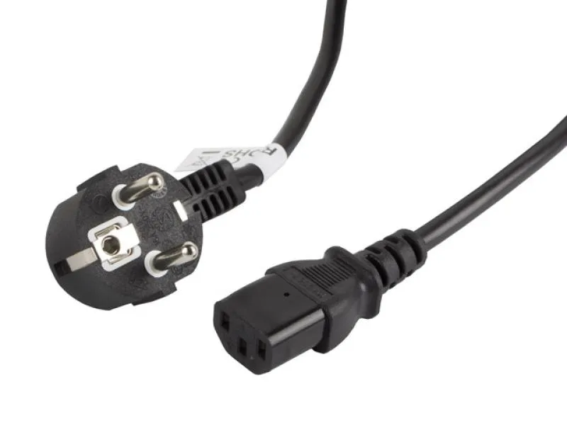 Cablu alimentare CEE 7/7  IEC 320 C13 3 m VDE negru