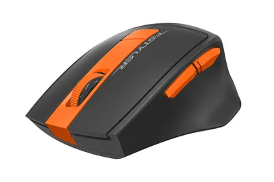MOUSE A4tech, "FG30", gaming, wireless, 2.4GHz, optic, 2000 dpi, butoane/scroll 6/1, , negru / portocaliu, 45507106 "FG30 Orange" (timbru verde 0.18 lei)