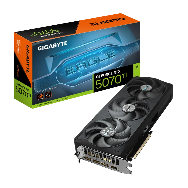 Placa video Gigabyte GeForce RTX 5070 Ti, 16GB GDDR7, PCI Express 5.0, 256-bit