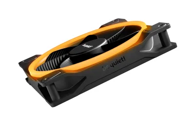 Ventilator be quiet! #LIGHT WINGS" 140mm, 1300 rpm, rifle bearing, PWM, reversibil, negru, "BL134" (timbru verde 0.18 lei)