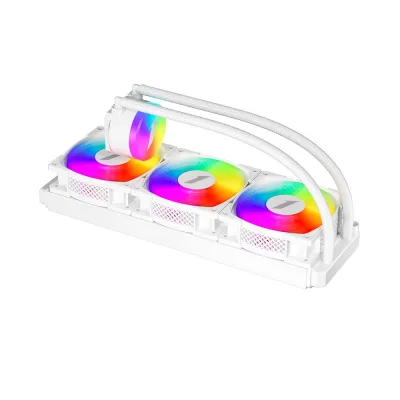 Cooler Procesor 1STPLAYER THUNDERSTORM TS2 360, 12 cm, 3 ventilatoare, aRGB