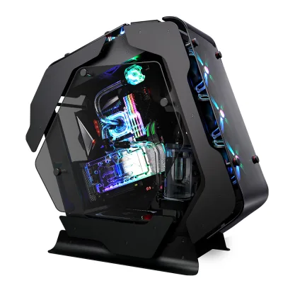 CARCASA Zalman "Z-Machine", middle tower, gaming, fara sursa, , 5xfan inclus, , USB Type-C x 1, USBx4, audio+mic, 7 sloturi expansiune, negru, "Z-Machine 500" (timbru verde 0.40lei)