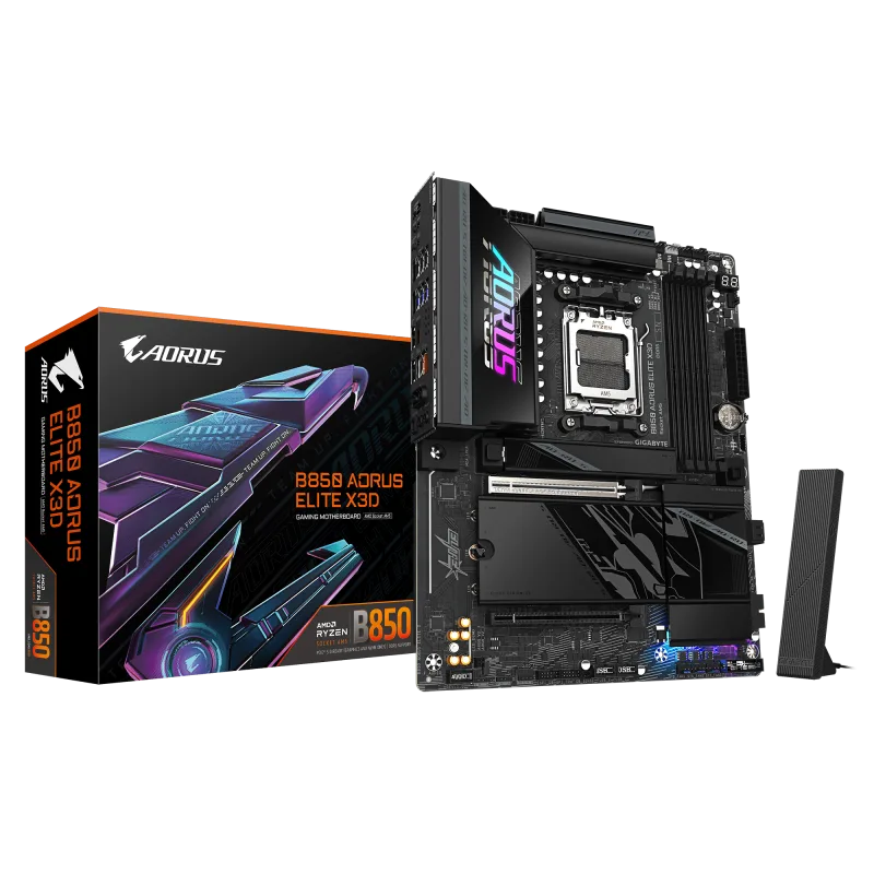 Placa de baza Gigabyte B850 AORUS ELITE X3D, Socket AM5, DDR5, ATX