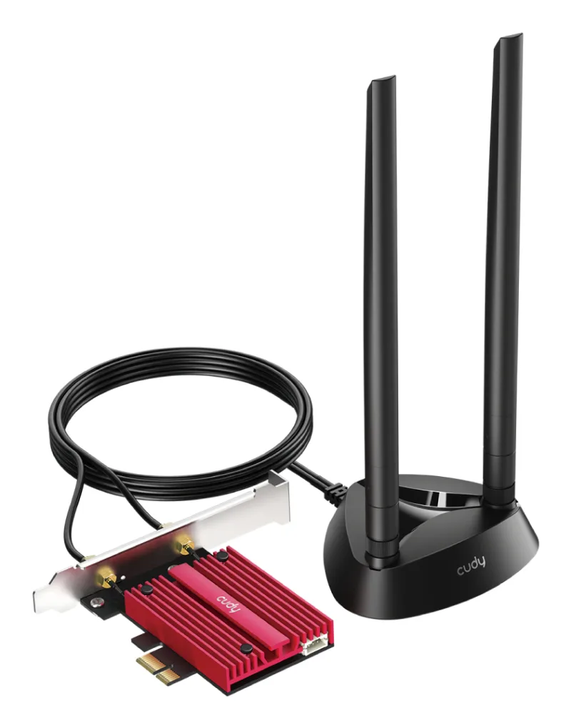 CUDY BE9300  Wi-Fi 7 PCI Express Adapter "WE9300S" (timbru verde 0.8 lei)