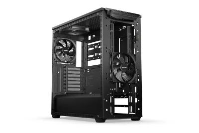 CARCASA be quiet! "SHADOW BASE 800", Middle Tower, ATX, fara sursa, 3xfan,USB 3.2 gen 1x2,USB Type-C x 1,audio+mic,PSU shroud, 7 sloturi expansiune, iluminare , negru, "BGW60" (timbru verde 0.32lei)