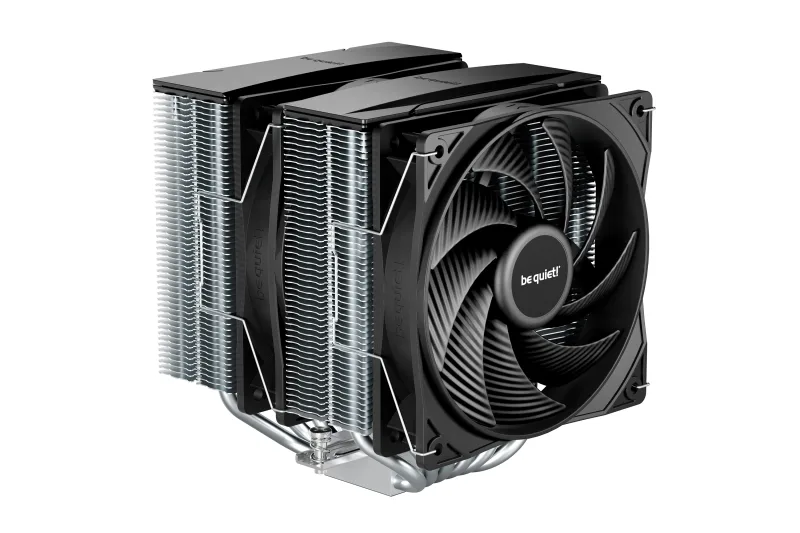 COOLER be quiet "Pure Rock Pro 3" skt. Intel si AMD, racire cu aer, vent. 120mm, 500 - 2000 rpm, 6 heatpipes, inaltime 155mm, "BK041" (timbru verde 0.8 lei)