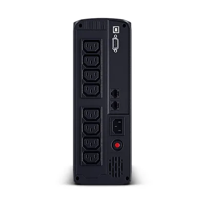 UPS CYBER POWER Line Int. cu manag,tower,1600VA/ 960W,AVR,8xIEC C13,LCD,2x 12V/9Ah,Backup 1-8 min,incarcare 8h,conector USB,RS232,RJ45,GreenP,"VP1600EILCD" (timbru verde 11 lei)