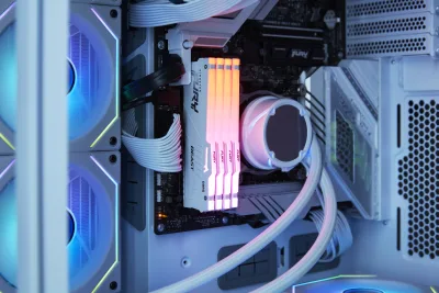 KINGSTON 16GB 6000MT/s DDR5 CL36 DIMM FURY Beast White RGB EXPO "KF560C36BWE2A-16"