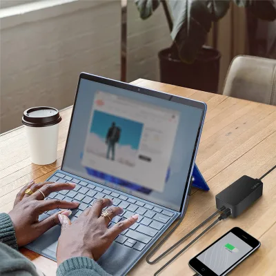 ALIMENTATOR retea 220V LOGILINK, pentru Microsoft Surface, compatibil cu Pro si Laptop/Go/Book, 65W, USB 5V/4A, 1.5m, negru, "PA0309" (timbru verde 0.18 lei)