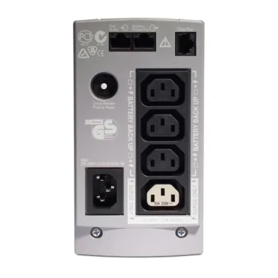 UPS APC,"Back-UPS CS",Line Int. cu management,mini tower,500VA/300W,IECx4,1xRBC2,LED,11-20 min. "BK500EI",prelung garantie(WBEXTWAR1YR--01/WBEXTWAR3YR--01),(timbru verde 11 lei)