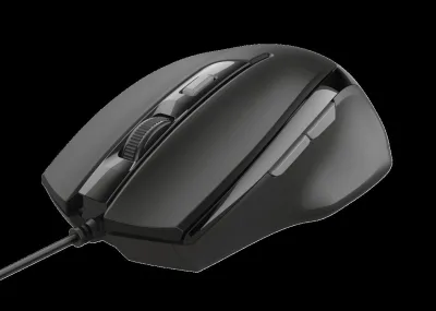 Mouse Trust Voca Comfort Mouse, 2400 dpi, negru
