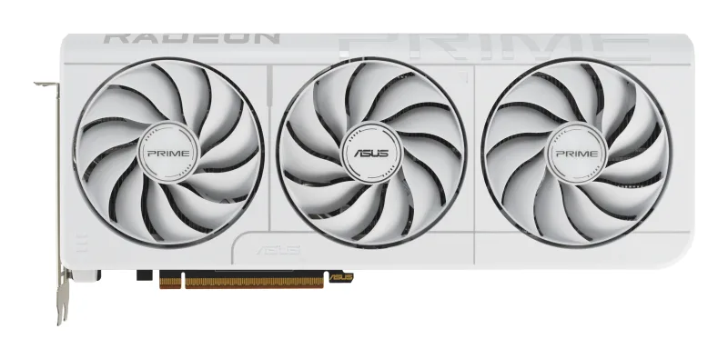 VGA PCIE16 RX9070XT 16GB GDDR6/PRIME-RX9070XT-O16G-WHITE ASUS "PRIME-RX9070XT-O16G-WHITE"