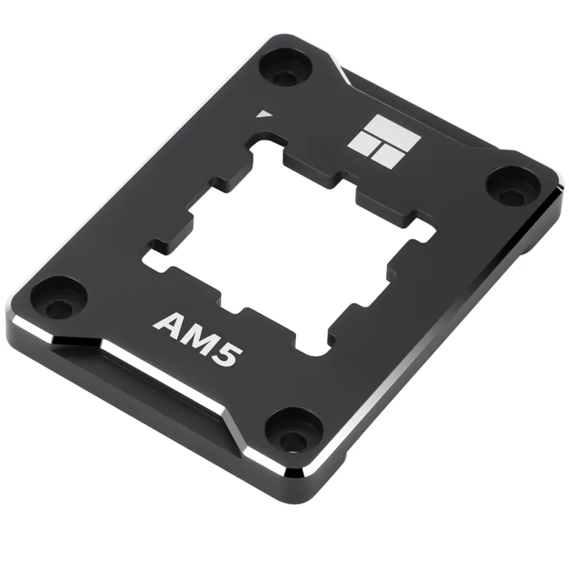 Contact Frame Thermalright "AM5 Secure Frame Black", compatibil skt. AMD AM5, aluminiu, negru, 75x56x7.5mm, include surubelnita L + pasta TF7 2g, "AM5 Secure Frame Black"