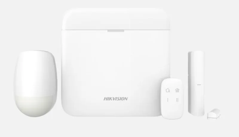 Kit de alarma wireless AX PRO Light Level Hikvision DS-PWA64-Kit-WE, Wireless Control Panel Kit, 868MHz two-way wireless, Dual Wireless Technology: Tri-X & CAM-X;  Long RF transmission range; Up to 64 Wireless Zones/Outputs, 8 Wireless Ta Readers/Keypads,