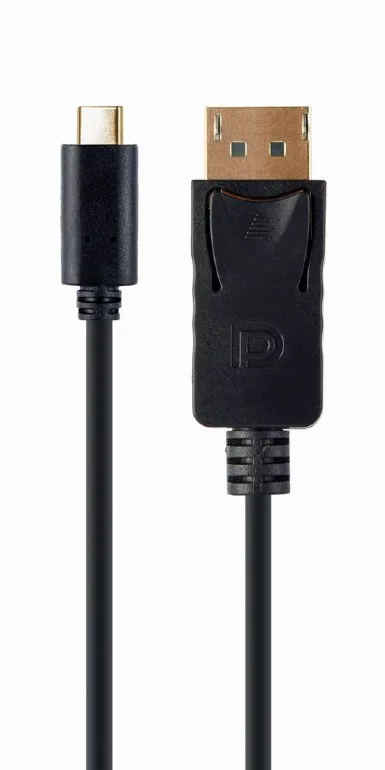 CABLU video GEMBIRD, adaptor USB 3.1 Type-C (T) la DisplayPort (T), 2m, rezolutie maxima 4K UHD (3840 x 2160) la 60 Hz, negru, "A-CM-DPM-01" (timbru verde 0.18 lei)