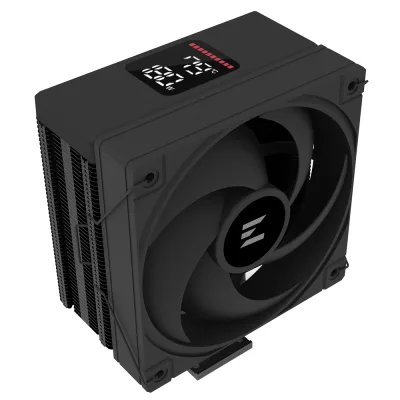 COOLER Zalman "CNPS9X ECO DS" skt. Intel si AMD, racire cu aer, vent. 120mm, 600 - 2100 RPM, 4 heatpipes, inaltime 155mm, afisaj digital,"CNPS9X ECO DS"  (timbru verde 0.8 lei)