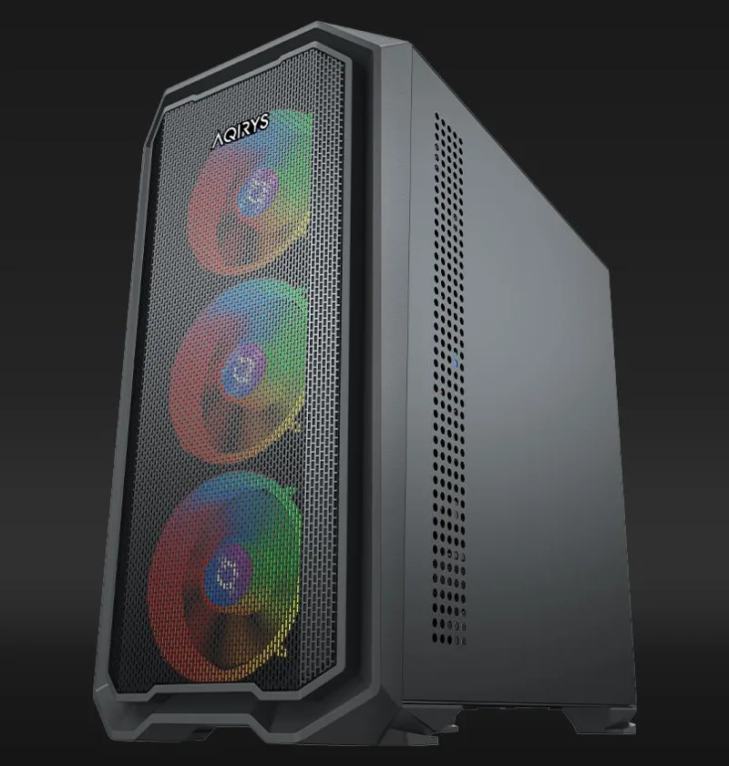 Carcasa AQIRYS WEZEN, RGB, Mid Tower, Black