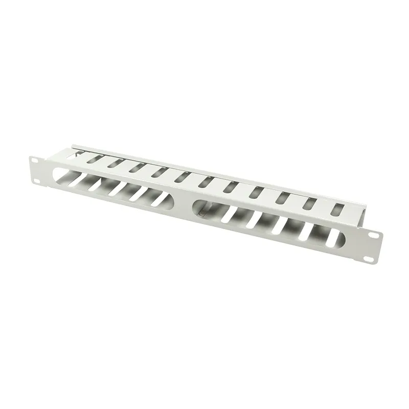 PANOU gestionare cabluri LOGILINK, tip masca orizontala perforata | masca orizontala cu capac detasabil, 19 inch, 1U, gri, "ORCC01G"