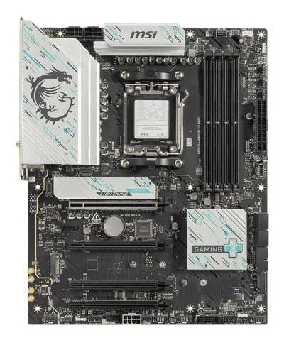 MSI B850 GAMING PLUS WIFI, ATX, Socket AM5, 4x DDR5, 4x PCIe 3.0 x16 slot, 3x M.2 slot, 4x USB 2.0, 1x USB 5Gbps, 1x USB 10Gbps, 2x USB 10Gbps Type-C, DP, 7.1 HD Audio, "B850_GAMING_PLUS_WIFI"