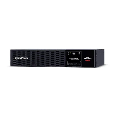 UPS CYBER POWER Line Int. cu Sinusoida Pura,1500VA/ 1500W,AVR,10xIEC,LCD,4x 12V/9Ah,Backup 2.3-7min,incarc.6h,USB,2xRS232,RJ45,GreenP,seria PR,rack 2U,"PR1500ERT2U" (timbru verde 40 lei)