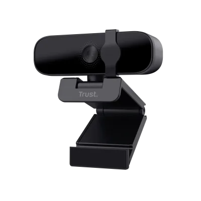 Camera Web Trust Tanor, rezolutie video Full HD, USB 2.0, Negru