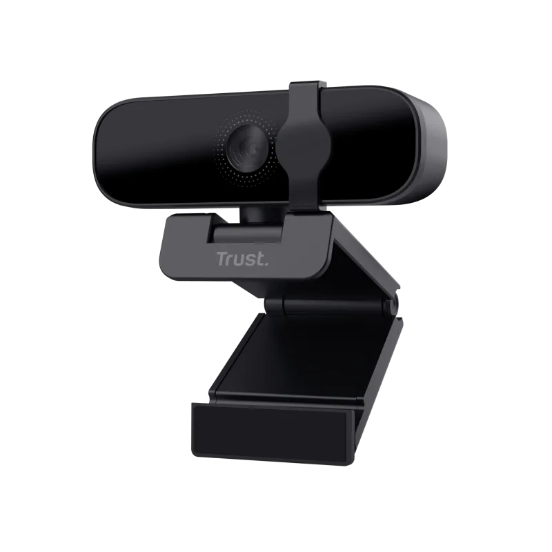 Camera Web Trust Tanor, rezolutie video Full HD, USB 2.0, Negru