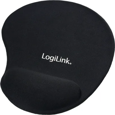 MousePAD LOGILINK, cauciuc si gel, 300 x 220 x 3 mm, negru, "ID0027"