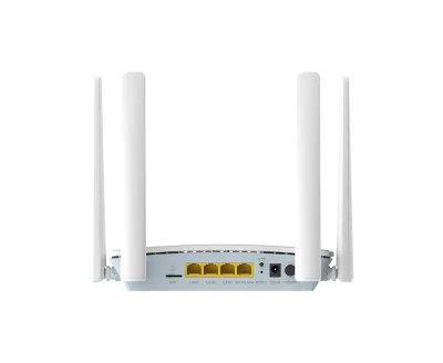 ROUTER D-Link wireless. 4G LTE (desktop), 300Mbps. 3 porturi 10/100Mbps + 1 WAN/LAN, "G403C" (timbru verde 0.8 lei)