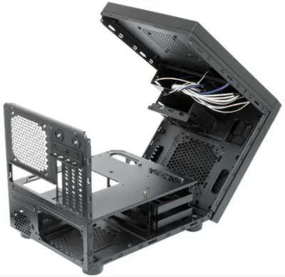 CARCASA CHIEFTEC, Mini Tower, mATX, "GAMING CUBE 01", fara sursa, USB 2.0 x 2, USB 3.0 x 2, Jack 3.5mm x 2, mesh , "CI-01B-OP"