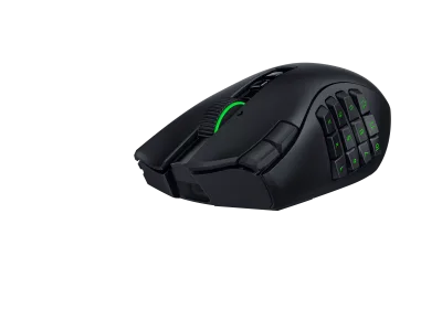 Mouse wireless Razer Naga V3 Pro, durata de viata baterie pana la 155 hours (on HyperSpeed Wireless), pana la 280 hours (on Bluetooth), iluminare Razer Chroma RGB, senzor Focus Pro 50K Optical Sensor Gen-3, rezolutie maxima 50000 DPI, switch Optical Mouse
