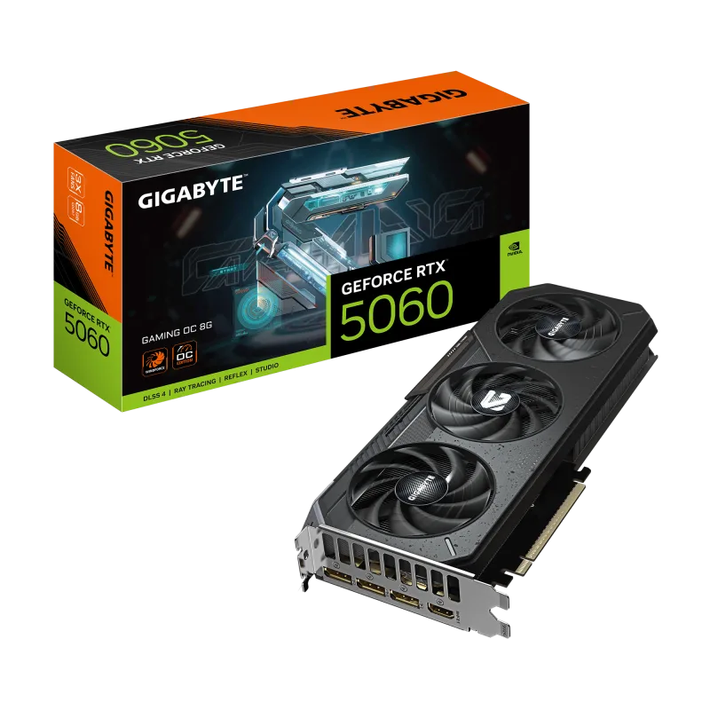 Placa video Gigabyte GeForce RTX 5060 GAMING OC, 8GB GDDR7, PCI Express 5.0, 128-bit