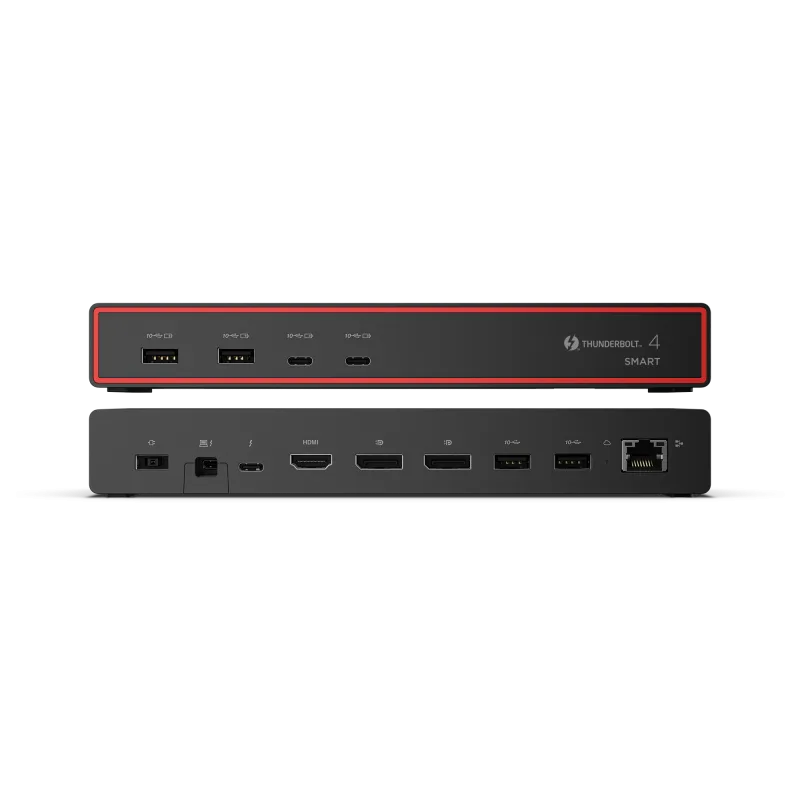 Docking station LENOVO ThinkPad Thunderbolt 4 Smart Dock Gen2 7500, Thunderbolt, 135W, Negru, 3 ani Garantie