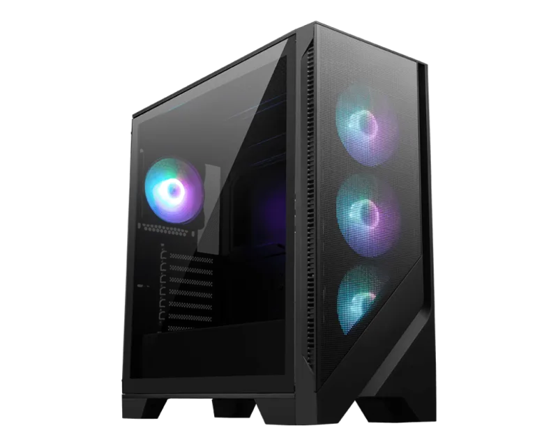 Carcasa MSI MAG Forge 320R AIRFLOW, RGB, Micro Tower, Black