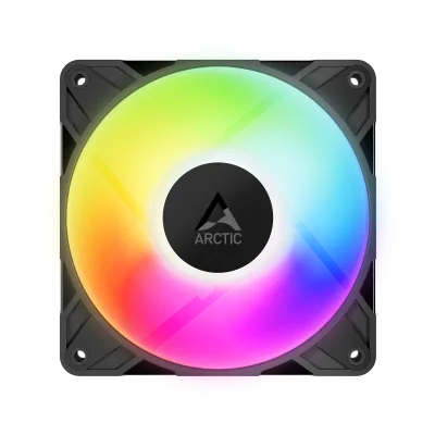 Ventilator Arctic "P12 Pro A-RGB LN", 120mm, 450 - 2000 RPM, FDB, 49 cfm, 4-Pin Fan Plug + 4-Pin Socket/3-Pin A-RGB Plug + 3-Pin Socket, negru, "ACFAN00344A" (timbru verde 0.18lei)