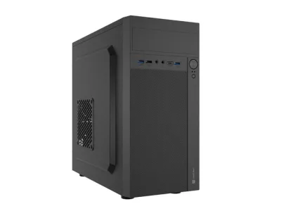 Carcasa NATEC Helix USB C, Mini Tower, Black