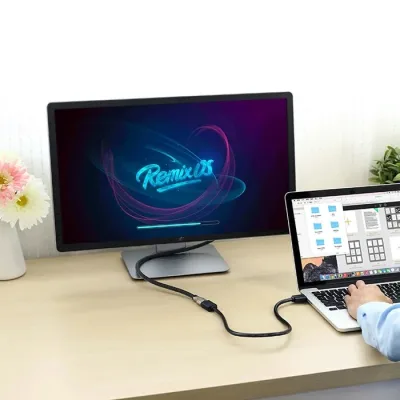 CABLU video prelungitor Ugreen, "HD107" HDMI (T) la HDMI (M), rezolutie maxima 4K UHD (3840 x 2160) la 60 Hz, conectori auriti, 3m, negru "10145" (timbru verde 0.8 lei) - 6957303811458