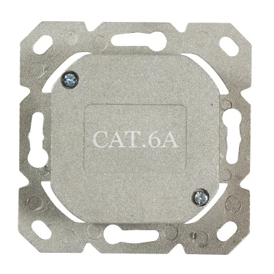 PRIZA RJ-45 aplicabila cu 2 iesiri LOGILINK pt. cablu FTP, Cat6A,RJ-45 (M) x 2, ecranat, plastic cu metal, pure white, 1 buc, "NP0021"