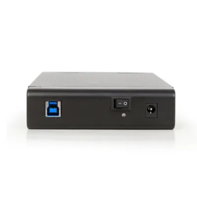 RACK extern GEMBIRD, extern pt. HDD, 3.5 inch, S-ATA, interfata PC USB 3.0, aluminiu, negru, "EE3-U3S-3" (timbru verde 0.8 lei)